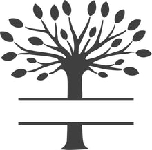 Load image into Gallery viewer, Family Tree Monogram Split
